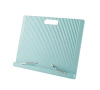 Multi Functional Tablet Reading Stand Folding Holder, Adjustable Reading Book Stand Stable Reading Book Holder Organizer(Blue)