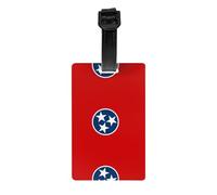 Multi-Functional Tennessee State Flag Printed Luggage Tags Luggage Tag Hangers Suitable for Backpacks and Suitcases
