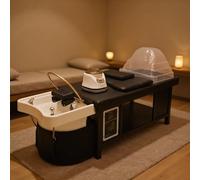 Multi-Functional Thai Shampoo Massage Bed with Smart Water Circulation, Fumigation Trio, Water Heater and Elegant Design for Salon Comfort, Beauty Bed for Barber Shop and Hair Salon