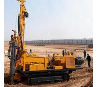 Multi-functional tracked reverse circulation drilling rig, suitable for water well, drainage hole drilling, rescue drilling, geothermal resource mining projects, portable move.