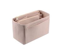 Multi-Functional Travel Cosmetic Bag Multifunctional and Stylish Felt is Sturdy and Durable New Popular Women Makeup Organizer Beige L 30 * 15 * 16 cm