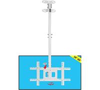 Multi-Functional TV Mount for 24-65 Inch Plasma LCD Flat Screens Height Adjustable Ceiling Bracket Supports Up to 99 lbs TV Support Stand