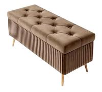 Multi-Functional Upholstered Bench with Lift Top - Stylish Seating for Living Room, Entryway, Bedroom, and End of Bed - Versatile Home Furniture Solution