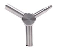 Multi Functional Utility Key, Plumbers Tool Key Set Triangle Spanner Key Water Key for Radiators Gas Electric Meter Boxes Steel Sillcock Wrench Tool for Electric Water Gas Cupboard