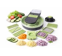 Multi Functional Vegetable Chopper, Mandoline Slicer Manual w/Container, Grater Cutter for Salad Onion Food Vegetables, Home Essential & Accessories, Kitchen Cooking Tool & Gadgets