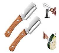 Multi-Functional Vegetable Peeler for Kitchen, 2 in 1 Stainless Steel Fruit and Vegetable Peeler with Bottle Opener, Portable Kitchen Peelers for Carrot, Apple, Kiwi, Orange (2PC)