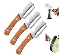 Multi-Functional Vegetable Peeler for Kitchen, 2 in 1 Stainless Steel Fruit and Vegetable Peeler with Bottle Opener, Portable Kitchen Peelers for Carrot, Apple, Kiwi, Orange (3PC)