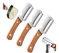 Multi-Functional Vegetable Peeler for Kitchen, 2 in 1 Stainless Steel Single Blade Peelers Tool, Ultra Sharp Stainless Steel Veggie, Non-Slip Ergonomic Handles, Fruit & Veggie Peeling (3pcs)