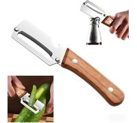 Multi-Functional Vegetable Peeler for Kitchen, 2026 New Ultra-Sharp Stainless Steel Peelers for Kitchen with Wooden Handle and Bottle Opener for Vegetables or Fruits that Need to Be Peeled (1Pcs)