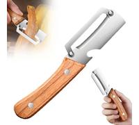 Multi-Functional Vegetable Peeler for Kitchen, Stainless Steel Peeling Knife Kitchen Tool, With Wooden Handle and Bottle Opener for Fruit Pumpkin Papaya Peeling Potato Carrot Veggie Peeler (A-1Pcs)