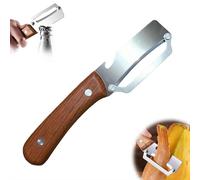 Multi-Functional Vegetable Peeler for Kitchen, Ultra Sharp Stainless Steel Blade, Non-Slip Wooden Handle with Bottle Opener, for Carrot, Apple, Kiwi, Orange, Easy Grip Kitchen Tool (1pcs)