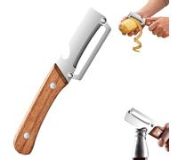 Multi-Functional Vegetable Peeler for Kitchen, Ultra-Sharp Stainless Steel Blade with Wooden Handle and Bottle Opener, 2-in-1 Multifunctional Peeler for Fruit, Veggie, Potato, Pumpkin (1Pcs)