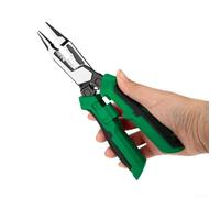 Multi-Functional Wire Stripping Pliers with Cable Cutting, Terminal Crimping, Voltage Testing and Live Wire Detection, Digital Display Electricians Hand Tool