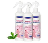 Multi Functional Wrinkle Release Spray, Wrinkle Releaser and Refresher Fabric Spray,Anti wrinkle spray,Anti crease spray,No Iron Wrinkles Remover Sprays for Clothing (3PC, 300ml)