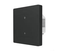 Multi Gang Smart Dimmer Switch for Zigbee Light Systems with App Scheduling, Voice Assistant Control and Power Outage Memory for Seamless Home Lighting (grey 1 Gang)