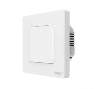 Multi Gang Smart Dimmer Switch for Zigbee Light Systems with App Scheduling, Voice Assistant Control and Power Outage Memory for Seamless Home Lighting (white 1 Gang)