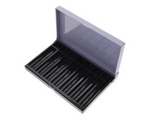 Multi-grid Pe Coin Storage Box for Organizing and Counting Coins