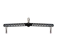 Multi-Grip LAT Pull Down Bar for Home Gym Fitness, Spreader Plate LAT Pulldown Attachments for Pulley System Cable Machine, Double to Single Cable Attachment Exercise Handle (Multi Hole Bar 3)