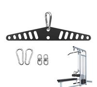 Multi-Grip LAT Pull Down Bar - Spreader Plate LAT Pulldown Attachment | D Handle Pulley System Adapter | Cable Row Attachment Suitable For Gym, Home Workouts, And Strength Training