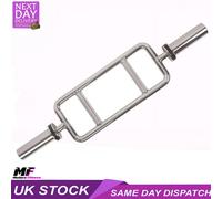 Multi Grip Weightlifting Bar Dual Grip Steel Bar For Rows Presses Curls And Triceps Extensions