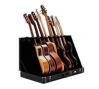 Multi Guitar Rack Case Stand for up to 8 Guitars by Gear4music Black