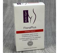 Multi-Gyn FloraPlus Vaginal Thrush Treatment Gel 5 x 5ml Tubes, Itch, Irritation