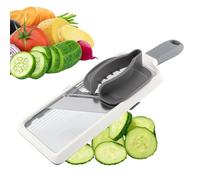 Multi Handheld Mandoline Slicer with Adjustable Stainless Steel Blade, Veggie Chopper & Cheese Grater, Mandolin French Fry Cutter for Speedy Slicing of Fruits and Vegetables