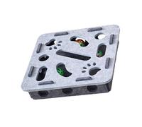 Multi-hole Puzzle Box Cognitive Teaser Felt Fabric Spirit Activity Indoor Cat Toy