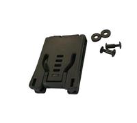 Multi Hole Sheath Belt Mount Clip for Quick Access Carry, Folding Back Clip with Mounting Screws and Washers for Outdoor Gear Setup Belt Mount Quick Release Folding Carry Sheath Base Plate Screws Gear