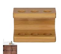 Multi Hole Toothbrush Rack - Waterproof Storage Organizer, Durable Space Saving Toothbrush Holder System, Multipurpose Rack For Bathroom Sink, Apartment Use | Ideal Choice For Family Travel Home