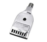 Multi Jet Air Nozzle 1/4 BSP External Thread, Flat Fan Spray Nozzle for Air Compressors Blowers Dust Removal Dryers Surface Treatment 2pcs Double Row 16-Hole Stainless Steel (Polished)