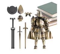Multi-joint Action Figure, Action Figure Model - Multi-Jointed Medieval Knight Full Body Model,Collectible Figurine Dining Table Booksheldif Mumeclor Decoratio