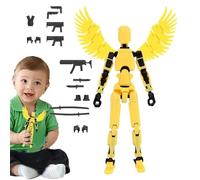 Multi Joint Movable Model | 3D Printed Body Activity Robot,Dynamic Creativity Body Activity Robot, 5.39inch Desk Robots Toy, Multi Joint Movable Toy, Multi-Articular Action Figures, Desktop Decoration