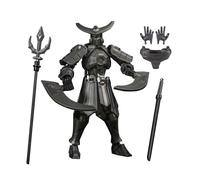 Multi-Jointed 3D Printed Action Figure | Flexible Action Figures for Modeling Collectors, Lucky Assembly Action Figures