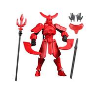 Multi-Jointed 3D Printed Action Figure | Flexible Action Figures for Modeling Collectors, Lucky Assembly Action Figures