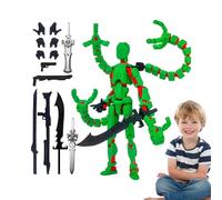 Multi-Jointed Movable Models, 3D Printed Action Figure, Highly Detailed Collectible Model, Accessories, Has 13 Movable Joints For Collectors Kids Fans Desk Bookshelf Nightstand Bedside Dr