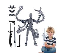 Multi-Jointed Movable Models, 3D Printed Action Figure, Highly Detailed Collectible Model, Accessories, Has 13 Movable Joints For Collectors Kids Fans Desk Bookshelf Nightstand Bedside Dr