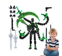 Multi-Jointed Movable Models, 3D Printed Action Figure, Highly Detailed Collectible Model, Accessories, Has 13 Movable Joints For Collectors Kids Fans Desk Bookshelf Nightstand Bedside Dr