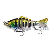 Multi Jointed Swimbait Fishing Tackle 15.6g Fishing Lure Swimming Lure With Treble Hook 7 Segment Artificial Baits Flexible Jointed Design