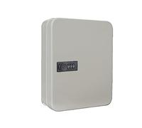 Multi-Key Storage Box with Combination Lock - Key nizer for Home Office Factory - Secure & Classified Key Holder (M-White-Key)