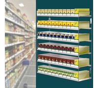 Multi-Layer Acrylic Cigarette Display Rack - 2-7 Layers Automatic Pusher Holder, Clear Cigarette Showcase for Retail Stores, 35cm High x 62cm Long, Efficient Organizer for Cigarettes