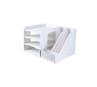 Multi-Layer Desk nizer, File Holder & Magazine Rack - Large Capacity Document Storage for Home, Office & Event Mail Room - Stylish & Functional File nizer