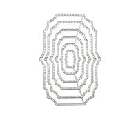 Multi-Layer Die Cutter, Nested Metal Cutting Dies for Card Making Scrapbooking Journaling DIY Crafts, Geometric Shapes,Star Heart Square Flower Frame Hexagon,Embossing Stencils (G)