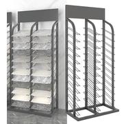 Multi-Layer Display Rack for Retail - Marble Slab Stand for Trade Shows & Exhibitions, Enhanced Visibility & Organization