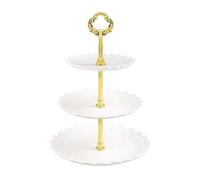 Multi Layer Fruit Serving Tray Three-layer Cake Stand Candy Fruit Plate Party Dessert Cake Table Self-help Display Home Table Decoration Trays