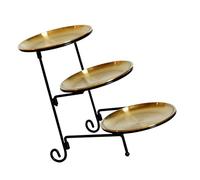 Multi-layer fruit tray, 3-tier fruit basket, multi-layer fruit basket, strong load-bearing fruit plate, large capacity for stable structure, three-layer for home