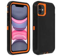 Multi-layer Rigid IPhone XR Cover, Bumper Antishock Protection / Orange.