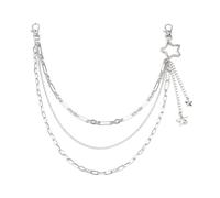 Multi Layer Star Designs Pants Chain Alloy Body Jewelry Sturdy Secure Clasp For Casual Party Wear Versatile Pants Jewelry Decors
