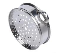 Multi Layer Steamer for Stovetop Cooking with Cover Fits Multiple Pot Sizes for Preparing Vegetables Eggs Fish and Baby Food Without Oil (16cm Steamer)