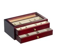 Multi-Layer Wooden Jewelry Storage Box, Organizer with Simple Design for Functional Jewelry Solution